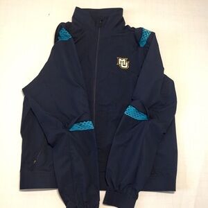 Nike Youth Big Girls Golf Storm-Fit Waterproof Navy Blu Full Zip Jacket Size L